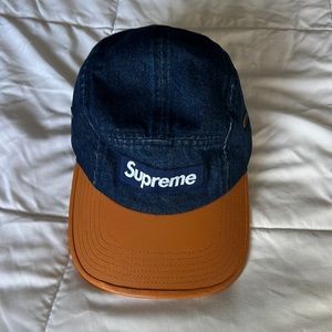 Supreme 2-Tone Denim Camp Cap
